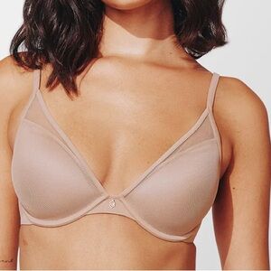 ThirdLove Tan 24/7 Classic Contour Plunge Bra 36C
